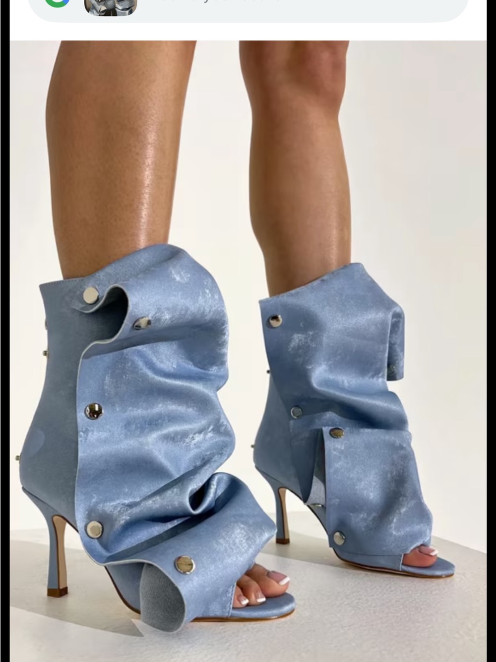 Azalea Wang  Bird Song Snap Open Toe Bootie
